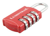 Set-Your-Own 4 Digit Combination with 1/2 Inch Shackle Lock