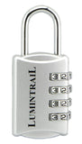 Set-Your-Own 4 Digit Combination with 1/2 Inch Shackle Lock