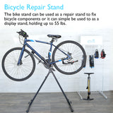 Bicycle Repair Stand with Tool Tray for Home Mechanics (Max 55 lbs), For Mountain Bikes & Road Bikes, Foldable & Portable Design