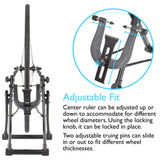 Bicycle Wheel Truing Stand for Home Mechanic, Fits 16-29" Road & Mountain Bike Wheels, Compact & Foldable