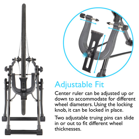 Yosoo Health Gear Bicycle Wheel Stand, Aluminum Bicycle Wheel Truing Yosoo Health Gear Bicycle Wheel Stand, Aluminum Bicycle Wheel Truing