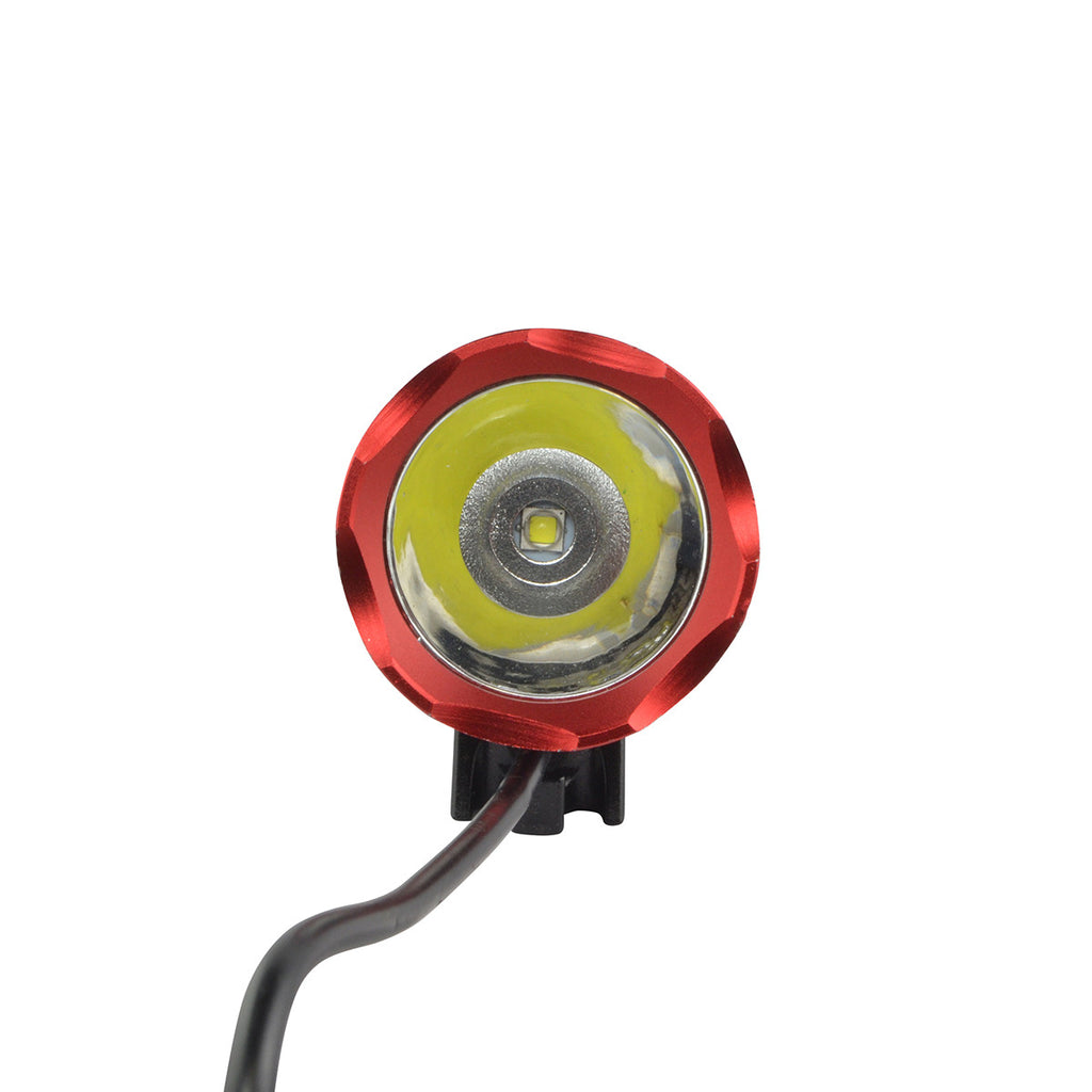 LED Bicycle Headlight Set with Helmet Mount 1000 Lumen Lumintrail