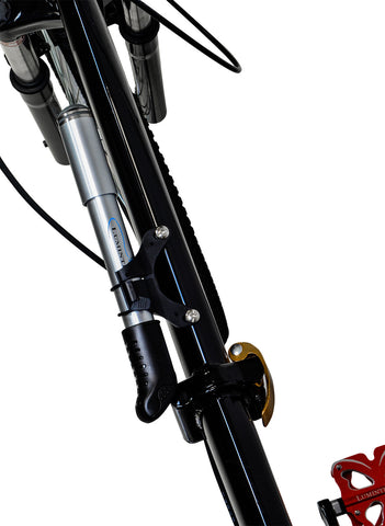 Mini Bike Pump Rotating Dual Nozzle Head with Built-in Gauge – Lumintrail