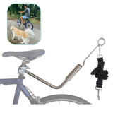 Dog Bike Leash Attachment for Hands Free Dog Walking and Exercise - Leash Included