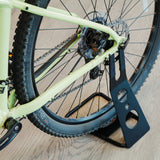 Indoor Bike Hub Mount Parking Stand - Rack for Cruiser, Road, and Mountain Bike for Garage on Floor - NOT for Disk Brake Bikes
