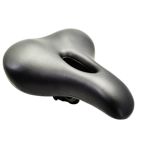 Lumintrail Gel Foam Comfort Women Bike Seat Wide Bicycle Saddle Soft Bike Cushion for Stationary and Commuter Bicycles