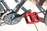Bike Pedals: Flat Alloy Platform