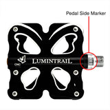 Bicycle Pedals Butterfly CNC Alloy Sealed Bearing
