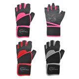 Half Finger Weight lifting Gloves with Wrist Wrap