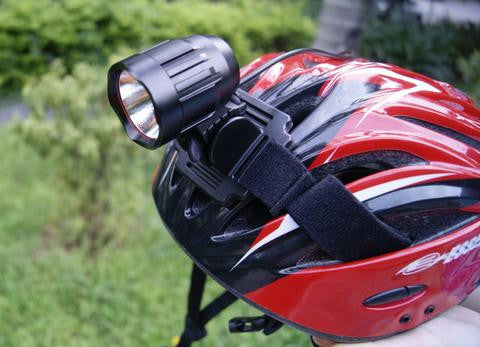 bike helmet under 1000 Lumintrail TB-1000 Bicycle Light with Helmet Mount